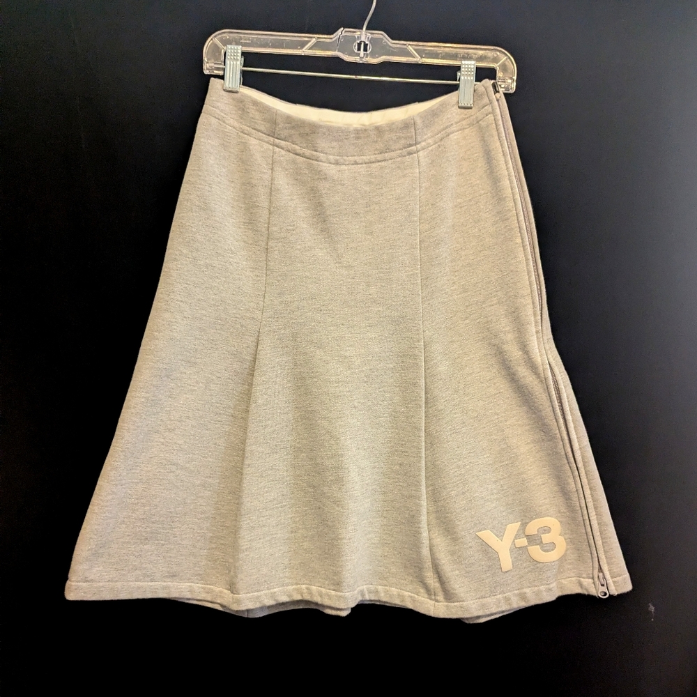 Y-3 YAMAMOTO Adidas Collab Y2K Era Sweatshirt Fabric Flared Skirt S/P